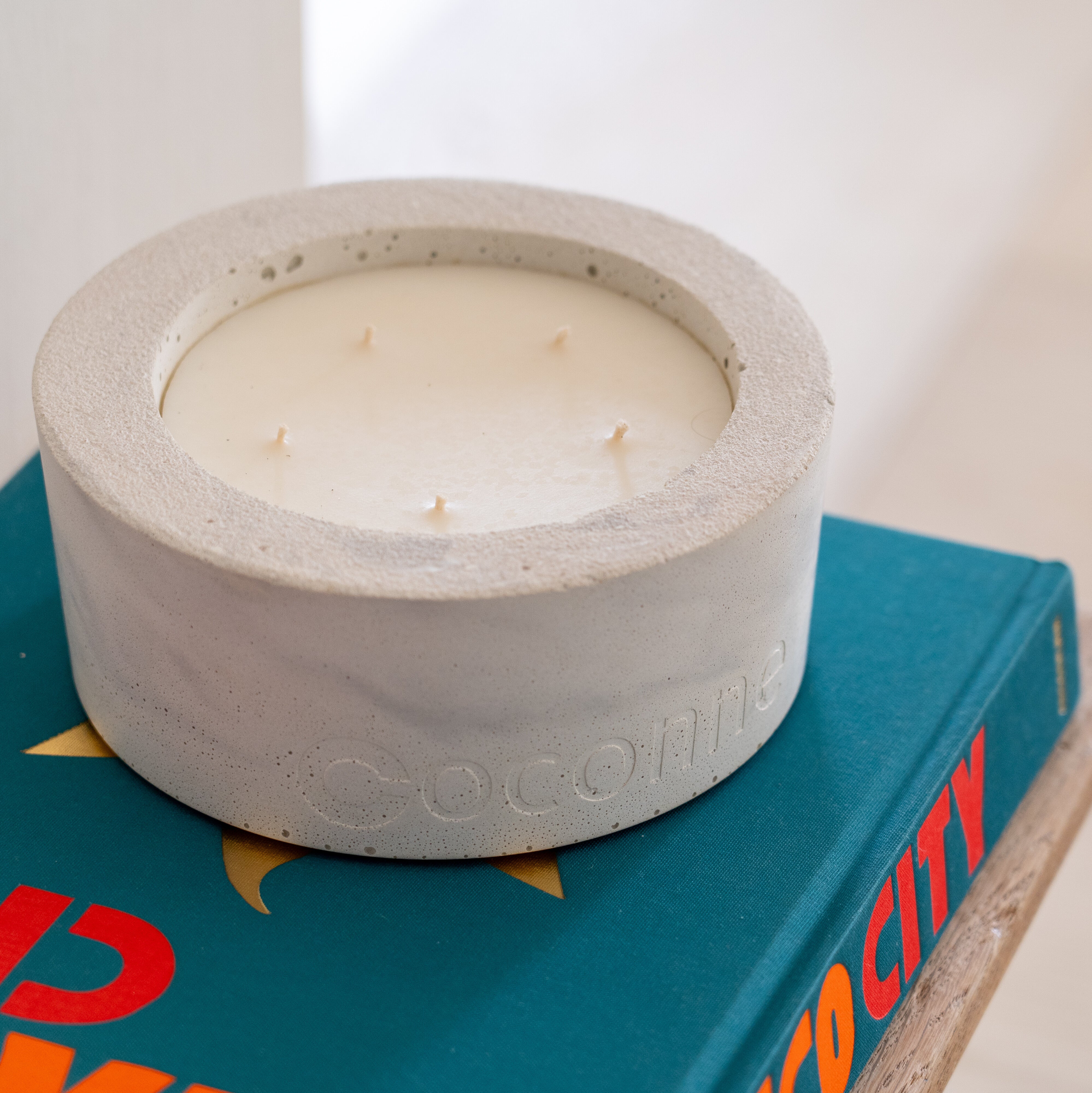 George Marble Concrete Candles. Handmade & Sustainable. – Coconne
